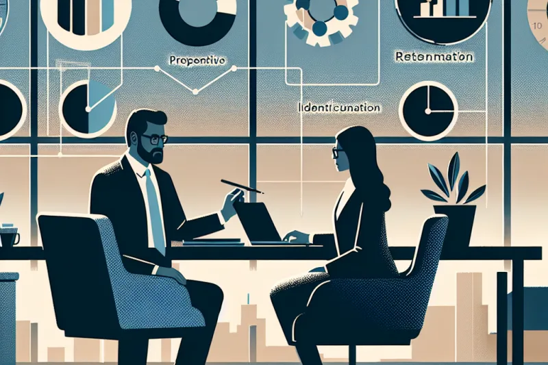 How can we proactively identify and address potential customer pain points and prevent churn?