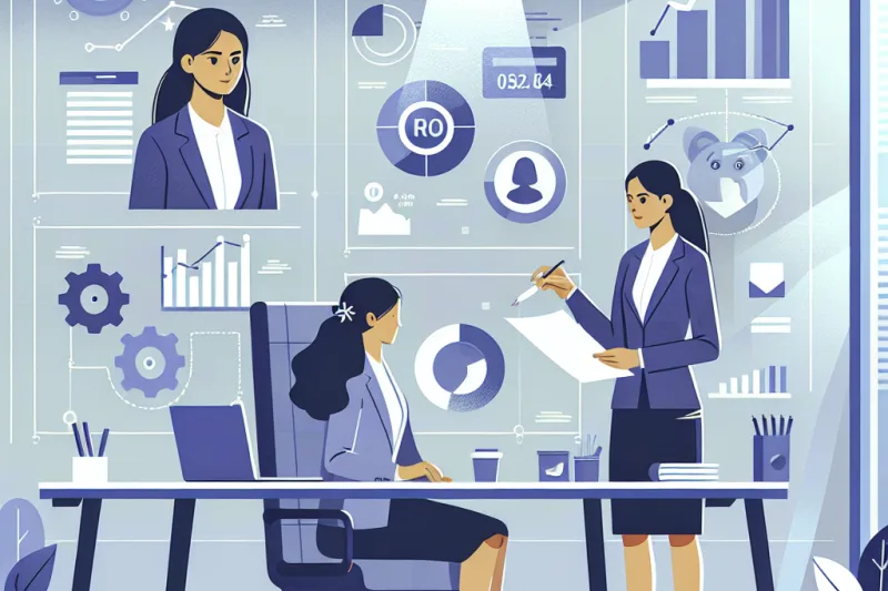 Infographic answering: How do we track and measure the ROI of our technology investments?