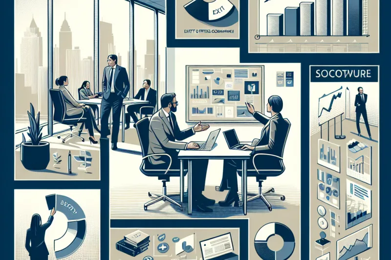 What are the steps to exit a software company successfully?